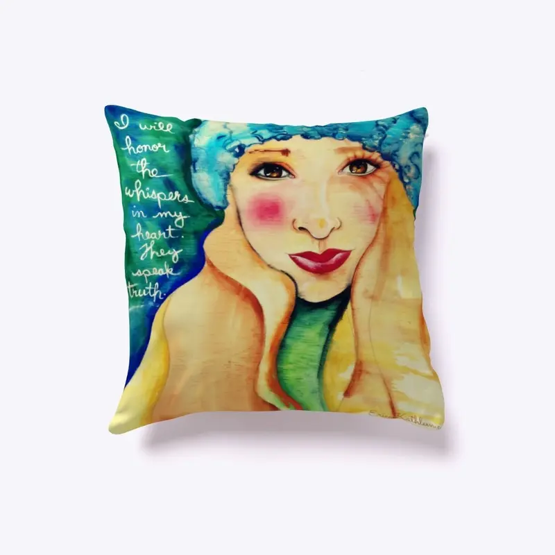 HEATHER - pillow, mug & sticker